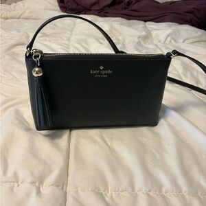Kate Spade Navy Crossbody Bag with Tassel